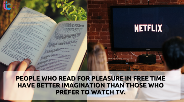 Question 4 – People who read for pleasure in free time have better imagination than those who prefer to watch TV. To what extent do you agree or disagree?